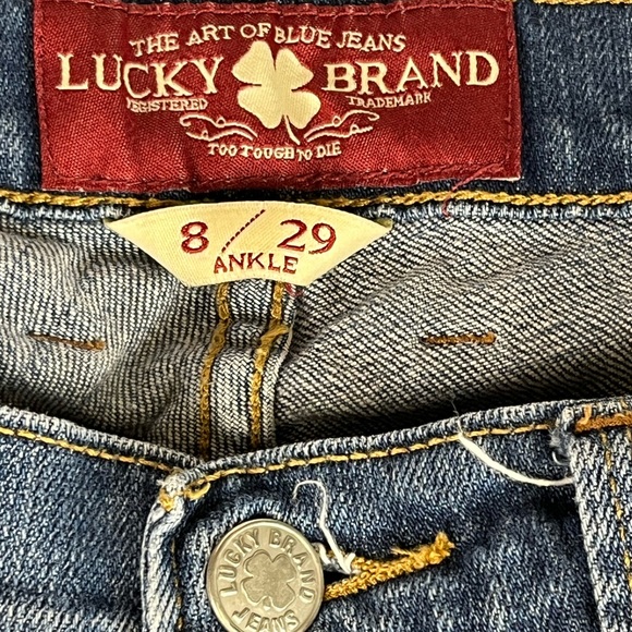 Lucky Brand Sofia Straight Jeans Women 8/29 Medium Wash Stretch Denim - Picture 8 of 14